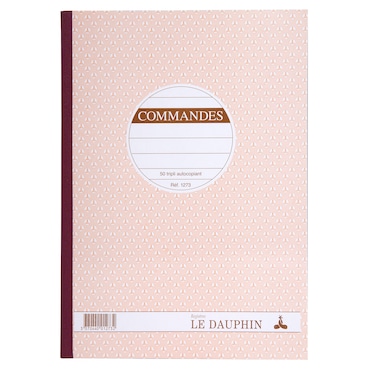Le Dauphin - Réf. 1273D - Paquet de 5 Manifolds autocopiant 297X210 Commandes 50 tripli