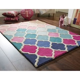 thumbnail of Moderner Luxus-Teppich `Derwent Josie` mit geometrischem Muster. 200x290 cm | Kadima Design