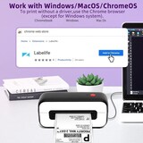 thumbnail of Mini Imprimante D'Étiquettes Thermique Haute Vitesse Pour Bureau Et Maison Violet 2 YONIS