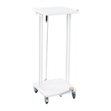 thumbnail of Abfallsackständer mit Deckel und Fußpedal | 60 Liter, HxBxT 88x37x44cm | Weiß