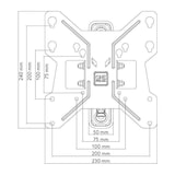 thumbnail of One For All Wm 2251 TV-Halterung 101,6 cm (40") Schwarz