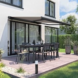 thumbnail of Store banne coffre integral 2.5x2m aluminium taupe