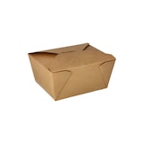 thumbnail of Boîte repas américaine 1500 ml food box en carton kraft brun par 200