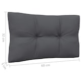 thumbnail of vidaXL 3-Sitzer-Gartensofa mit Anthrazit Kissen Massivholz Kiefer