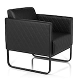 thumbnail of Loungesessel ARUBA BLACK Gestell schwarz Kunstleder 1-Sitzer schwarz hjh OFFICE