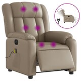 thumbnail of vidaXL Massagesessel Elektrisch Cappuccino-Braun Kunstleder