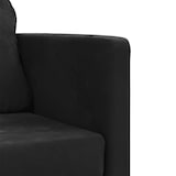 thumbnail of vidaXL Bodensofa mit Schlaffunktion Schwarz 122x204x55 cm Samt