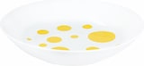 thumbnail of Pula gelb 6er Set Suppenteller 450ml Porzellan 6 Pers. tiefe Teller Pasta Punkte