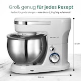 thumbnail of Emerio Küchenmaschine 5 L – 1000 W Küchenroboter – Food Processor – Küchenmixer mit Edelstahl-Rührschüssel – 6 Geschwindigkeitsstufen – KM-123117