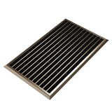 thumbnail of Fußmatte Außen Schmutzfangmatte für Draußen - 55 x 90 cm goldenem Aluminiumrand Wetterfester Fußabstreifer Outdoor Fußmatte