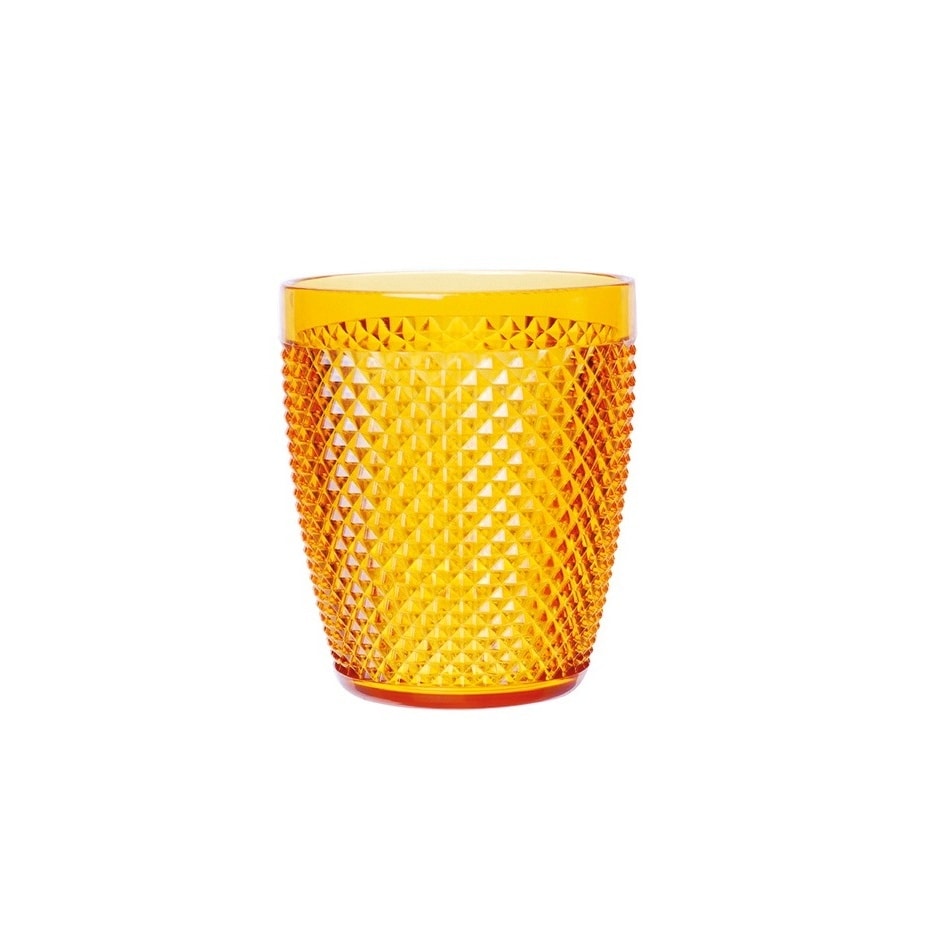 Excelsa Set Von 6 Wasserglas Diamond Plastik 40 Cl Gelb