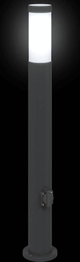 thumbnail of vidaXL Pollerleuchte mit Auslass 80 cm Edelstahl IP44
