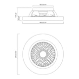 thumbnail of Plafón LED con ventilador TIBET BLANCO de Mantra