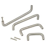 thumbnail of 5er Set Möbelgriffe Schrankgriffe aus Echt Edelstahl Bügelgriff Griffe Möbel für Schränke 128mm