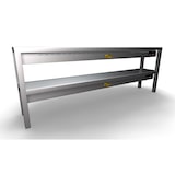 thumbnail of Combisteel RVS warmtebrug, 2-traps verwarmd, 1800x300x650mm