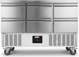 thumbnail of Romux® Saladette und Pizzatisch 6 Schubladen 135x70 cm 240 Liter Statisch | Kühltisch von Pizzen und Salaten