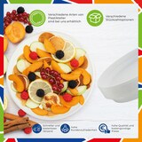 thumbnail of DayBays Plastikteller Ungeteilt 1.600 Stk. Weiß Rund Menüteller Plastik Teller 22 cm Einweg Spülmaschinenbeständig