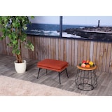 thumbnail of Poggiapiedi pouff HWC-L62 Lounge elegante tessuto ~ arancione