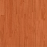 thumbnail of vidaXL Massivholzbett ohne Matratze Wachsbraun 140x200 cm Kiefernholz