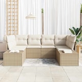 thumbnail of vidaXL Garten-Sofa-Set 6 pcs Beige und Creme 234 x 154 x 85 cm