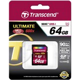thumbnail of Transcend Ultimate SDXC-Karte Industrial 64 GB Class 10, UHS-I TS64GSDXC10U1