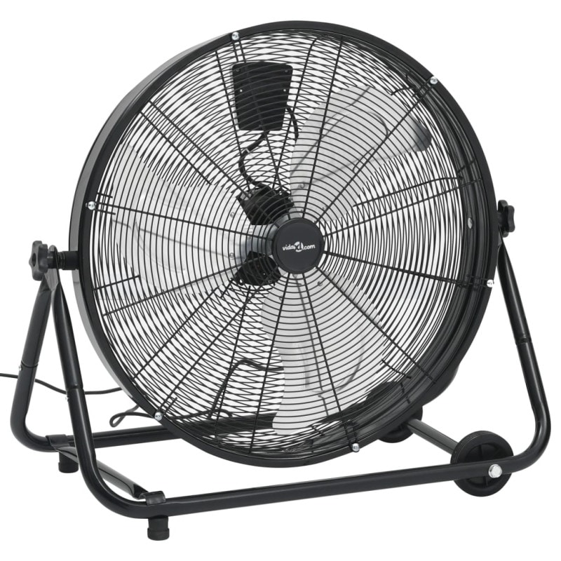 Ventilateur à Tambour Industriel 60 Cm 172,5 W Noir