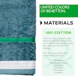 thumbnail of Benetton - Toalha de Lavabo 30x50cm 100% Algodão Azul Escuro com Listras Neutral