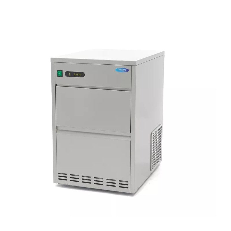 Fabricador de hielo - 45kg/día - Cubitos de hielo en forma de bala - Maxima. Maxima