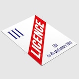 thumbnail of Panneau de Licence 3 / III