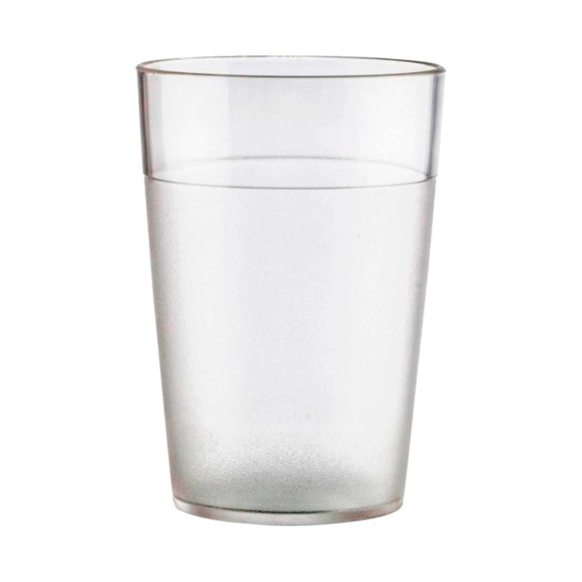 Vaso en policarbonato transparente de 250 cc (50 unidades)