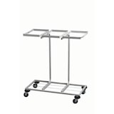 thumbnail of Medial International carrello porta sacco in metallo 860x420x970 mm ideale per la raccolta differenziata di colore bianco