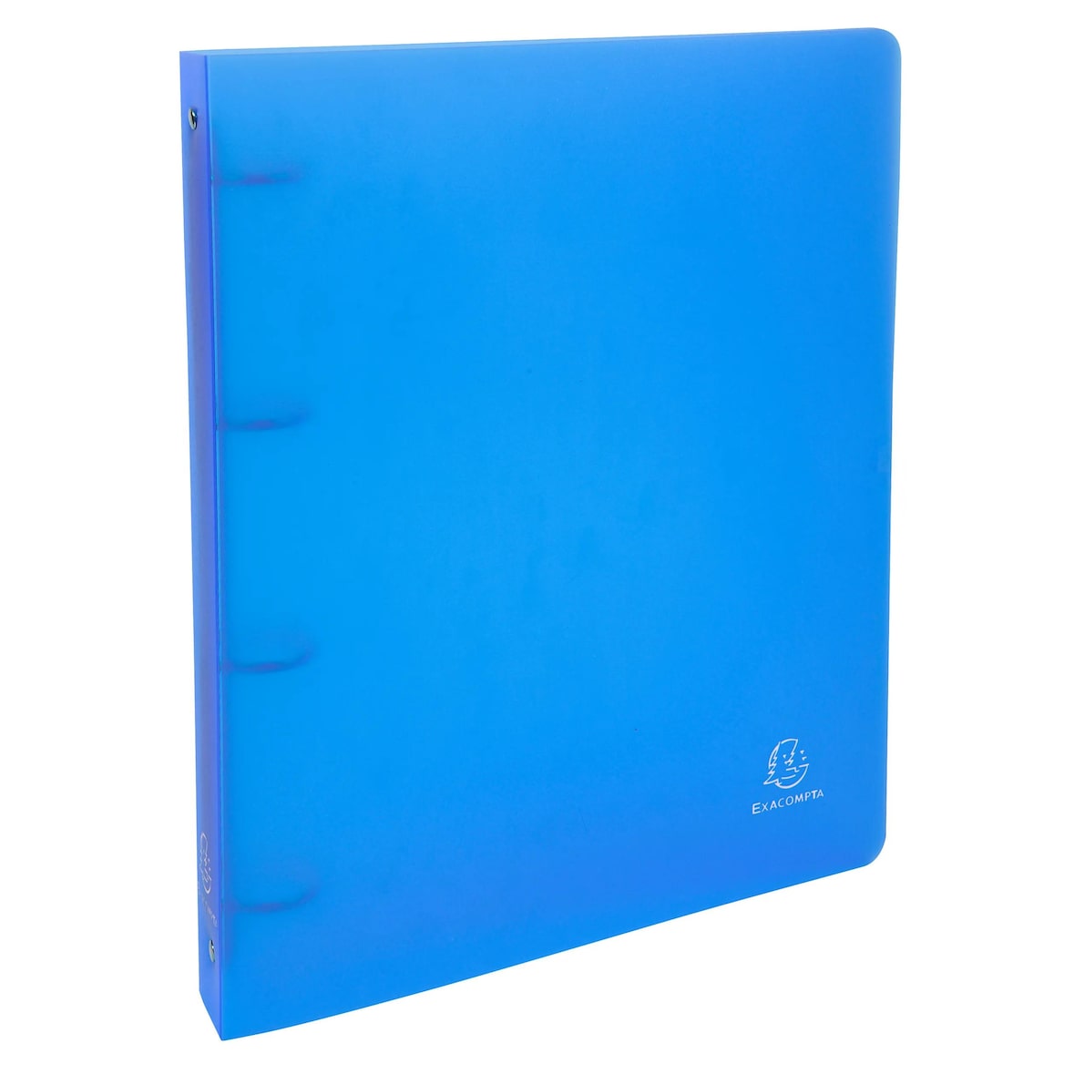 Exacompta - Réf. 51262E - Carton de 10 classeurs semi-rigides - 4 anneaux 30 mm - Dos 40 mm - 32 x 26,8 cm - A4+ - Turquoise