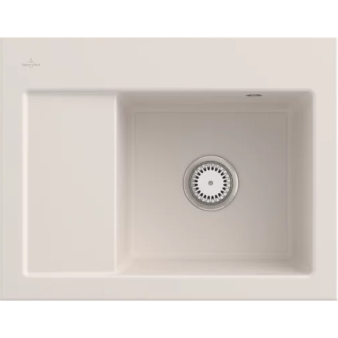 Villeroy&Boch Spülbecken, Küchenspüle Subway 45 Compact Crema 650x510mm, Unteschrankbreite 45cm