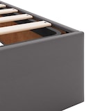 thumbnail of vidaXL Ottoman-Bett ohne Matratze Grau 140x200 cm Kunstleder