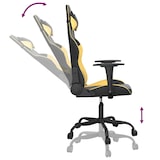 thumbnail of vidaXL Gaming-Stuhl mit Massagefunktion Schwarz & Golden Kunstleder
