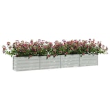 thumbnail of vidaXL Garten-Hochbeet 320x40x45 cm Verzinkter Stahl Silber