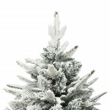 thumbnail of vidaXL Künstlicher Weihnachtsbaum Beschneit Grün 150 cm PVC PE