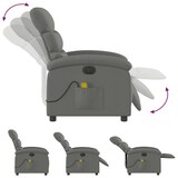 thumbnail of vidaXL Massagesessel Elektrisch Dunkelgrau Stoff