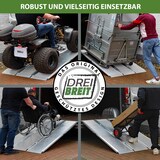thumbnail of DREIBREIT by TRUTZHOLM Auffahrrampe 2-fach klappbar 175 cm 1650 kg Alu geriffelt Verladerampe massiv