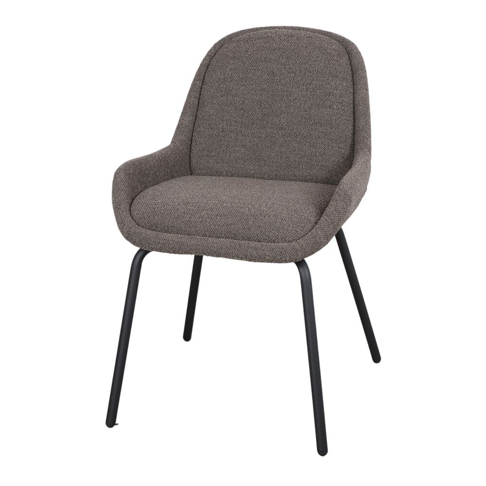 MISTERWILS Silla Tapizada Olema  Marrón