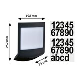 thumbnail of Paulmann LED Außenwandleuchte Smart Home Zigbee 3.0 Padea Dämmerungssensor  insektenfreundlich 198x71mm Tunable Warm 8,2W 550lm Anthrazit 94509