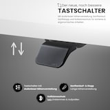 thumbnail of bümö elektrisch höhenverstellbarer Konferenztisch in Buche 220x103 cm, Gestell: Silber - Besprechungstisch rund-oval, großer elektrischer Meeting