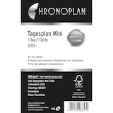 thumbnail of Chronoplan 50606 Tagesplan, Mini, 2026, Weiß, 79 x 125 mm, Inhalt: 191 Blätter / 1 Stück
