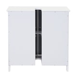 thumbnail of Mueble lavabo HWC-A85, mueble de baño 60x60x30cm ~ gris