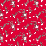 thumbnail of Rouleau de papier cadeau Excellia Noël, 80 g/m², 50m x 0,70m, motif Gui