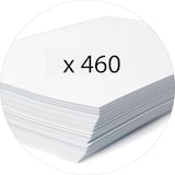 thumbnail of Exacompta 53549E 10x Ordner aus PVC mit 2 Ringen, Rücken 50mm, 32x29cm für DIN A4 MAXI - Gelb