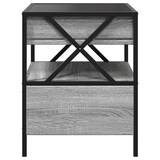 thumbnail of vidaXL Nachttisch mit Infinity-LED Grau Sonoma 40x40x51 cm