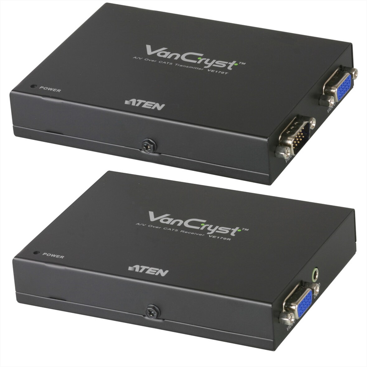 ATEN VE170 VGA Cat5 Audio/Video Extender (Sender und Empfänger)