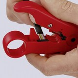 thumbnail of Knipex 16 60 06 SB kabelstripper Geschikt voor coaxkabels RG59, RG6, RG7, RG11