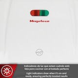 thumbnail of Magefesa Gouda - Sanwichera Blanca para 2 Sandwiches, 820W, Asa Fría al Tacto, Placas Antiadherentes, Regulador de Potencia, Base Antideslizante